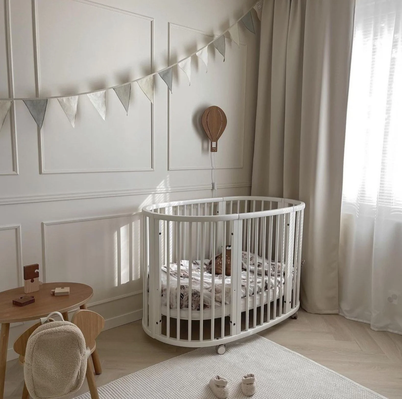 Lolli Furniture Sprout 4 in 1 Snow White beech wood Including the Australian made mattress set - Image 3