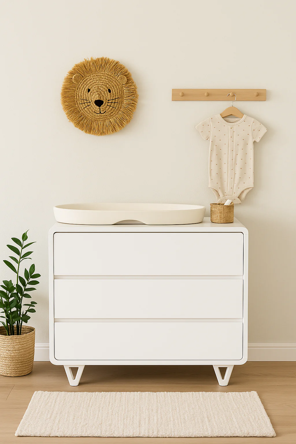 Cocoon Vibe White Grow with Me Nursery Bundle - Image 8