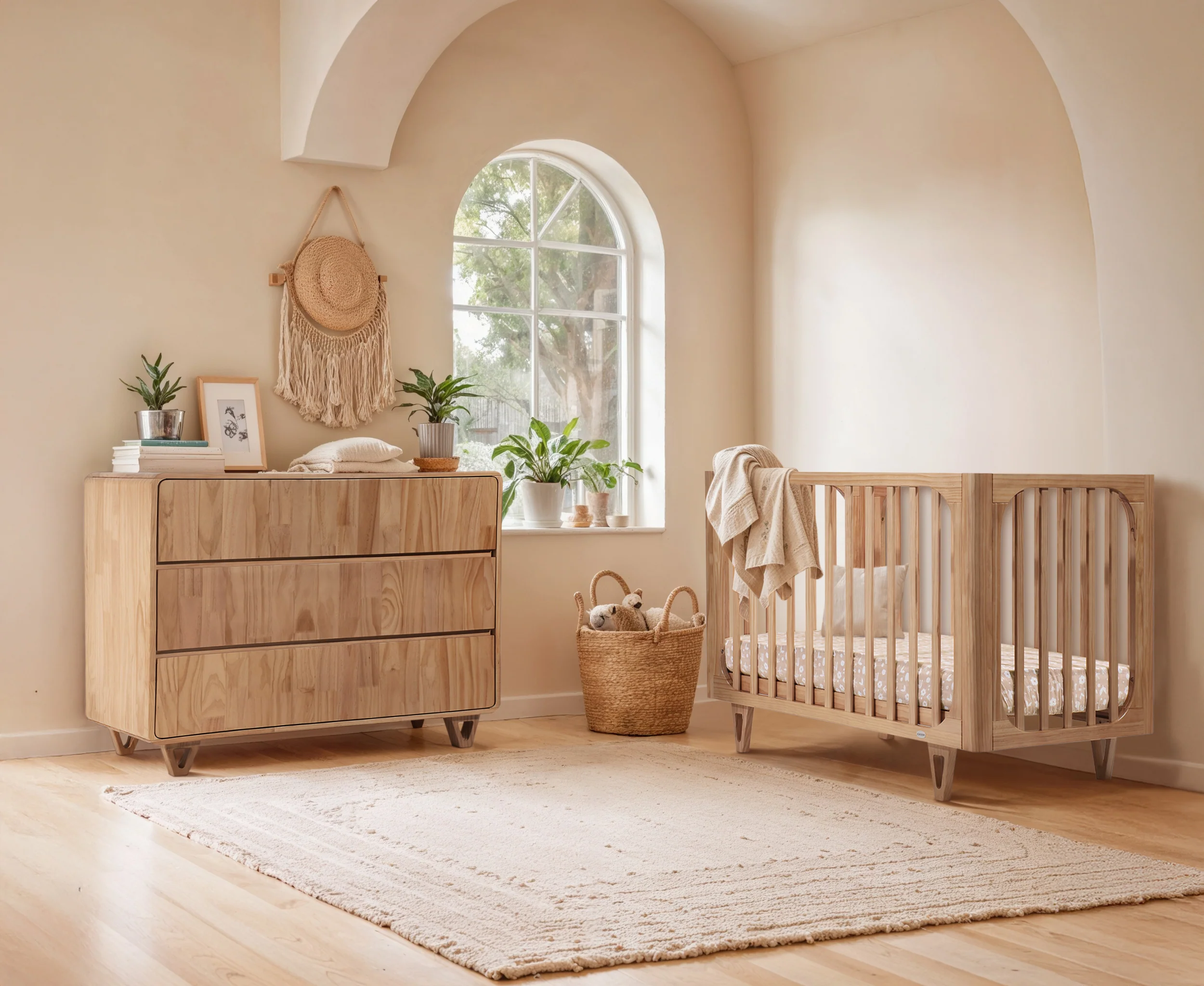 Cocoon Vibe Sandstone Grow with Me Nursery Bundle - Image 6